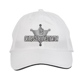 Makoroni - CSI Crime Scene Investigator Cop, Police Hat Adjustable Cap, DesC16 White