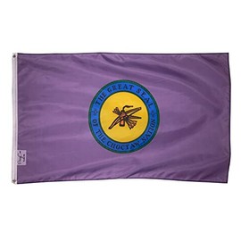 Great Seal Choctaw Nation Purple Large Flag Banner 3x5FT Tribe Native American