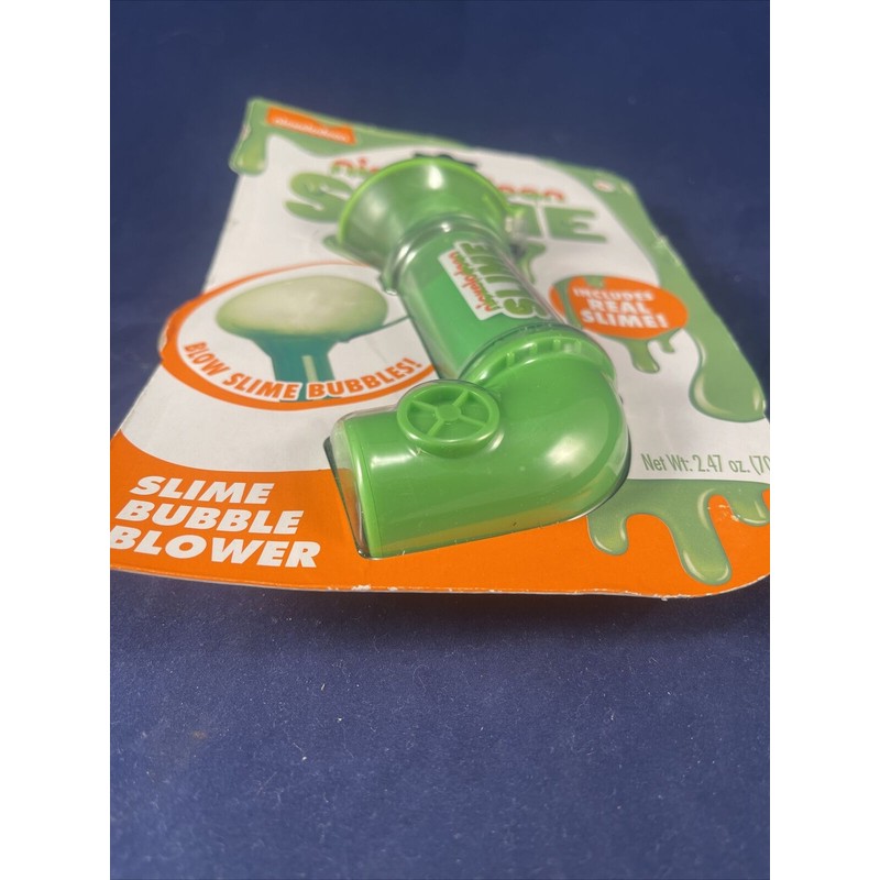 NICKELODEON SLIME BUBBLE BLOWER SEALED NEW IN PACKAGE