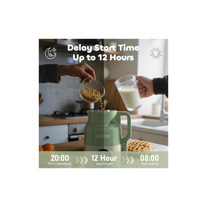 Nut Milk Maker Machine, Soy Milk & Oat Milk Maker