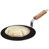 Yuktha Iron tawa for Roti,Chapati,Dosa Loha Tawa with Wooden Handle