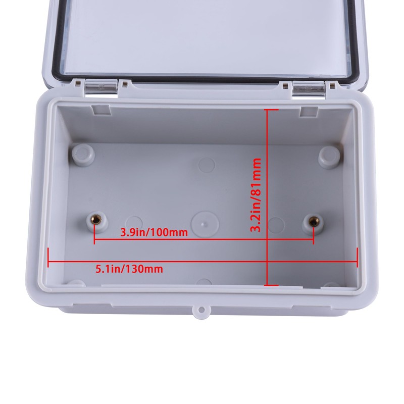 BEVDICNC Junction Box, IP67 Waterproof Junction Box, Hinged Shell Outdoor