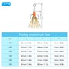 PATIKIL Double Fishing Assist Hooks Kit, 20 Pcs Glow Jigging