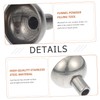 Baluue Mini Stainless Steel Funnels Dispensing Funnel for Essential Oils