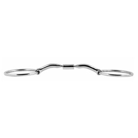 R G EQUESTRIAN TACK Loose Ring Comfort Barrel Bits, Horse Riding Snaffle Action Bits,Horse bit (5.25 inch)