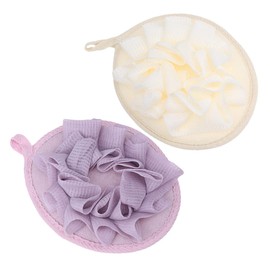 BIUDECO Bath Accessory Set 4pcs Bath Loofah Sponges for Shower Body Scrubbers Women