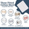 Lilly Belly CloudSoft 100% Organic Cotton Fitted Crib Sheets |
