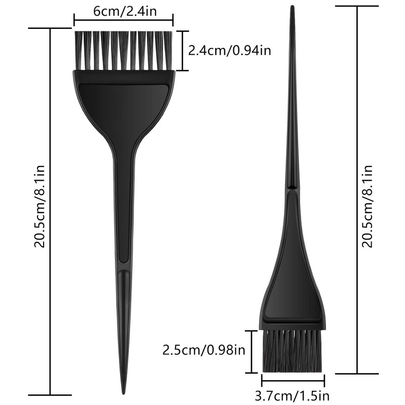 2 Pieces Hair Coloring Brush Hair Dye Tools Set for