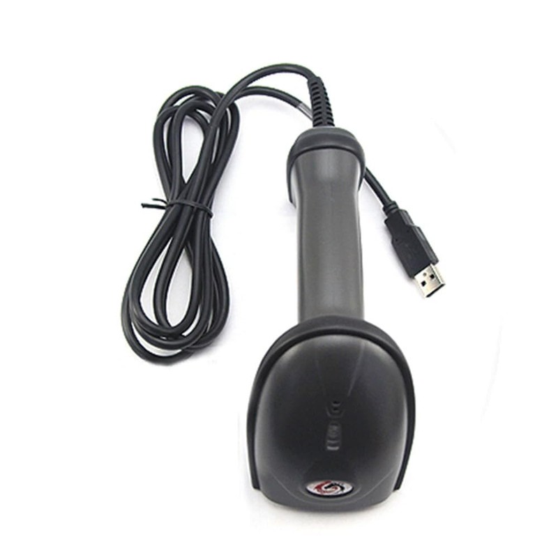 KALEA-INFORMATIQUE Hand-held laser barcode scanner. USB connection, plug and play