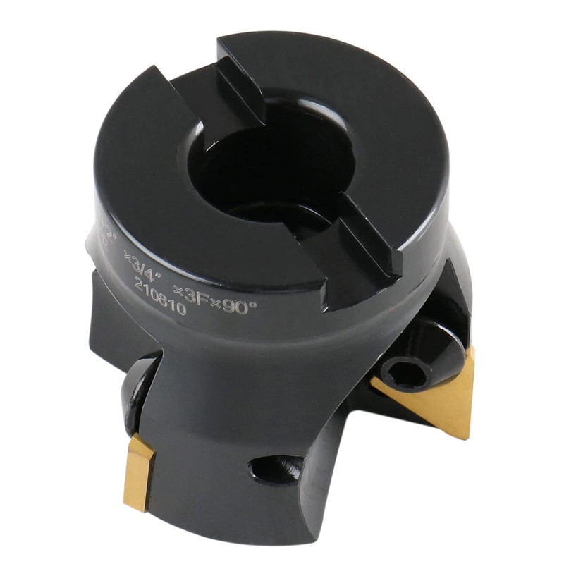 Accusize Industrial Tools 2 inch Indexable Face Milling Cutter 90