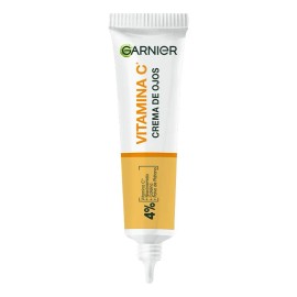 Garnier Skin Active Crema de Ojos Express Aclara con Vitamina C, Niacinamida y Cafena, Reduce Ojeras, 15ml                                            