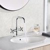 Duttao Bathroom Sink Faucet, 4 Inch Single Hole or 3