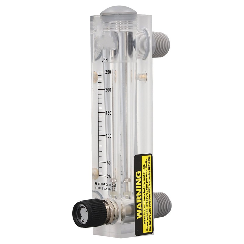 Panel Flowmeter Adjustment Large Measurement Range High Accuracy Transparent Acrylic