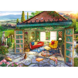 Ravensburger Tuscan Oasis 1000 Piece Jigsaw Puzzle for Adults - 16947 - Every Piece is Unique, Softclick Technology Means Pieces Fit Together Perfectly, 27 x 20 inches (70 x 50 cm) When Complete.