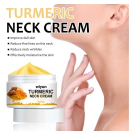 Crema Reafirmante De Cuello De Cúrcuma, Hidratante Facial Co