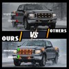 GZLDZN Amber LED Strobe Lights for Trucks Vehicle Emergency Flashing