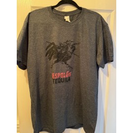 espolon tequila t shirt ring spun charcoal gray size XL mens Tee shirt RARE HTF