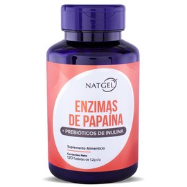 Enzimas Digestivas con Prebioticos  Enzimas Digestivas de Papaina  Inulina Prebiotica  Apoyo Digestivo Natural, Mejora Digestion y Absorcion de...    
