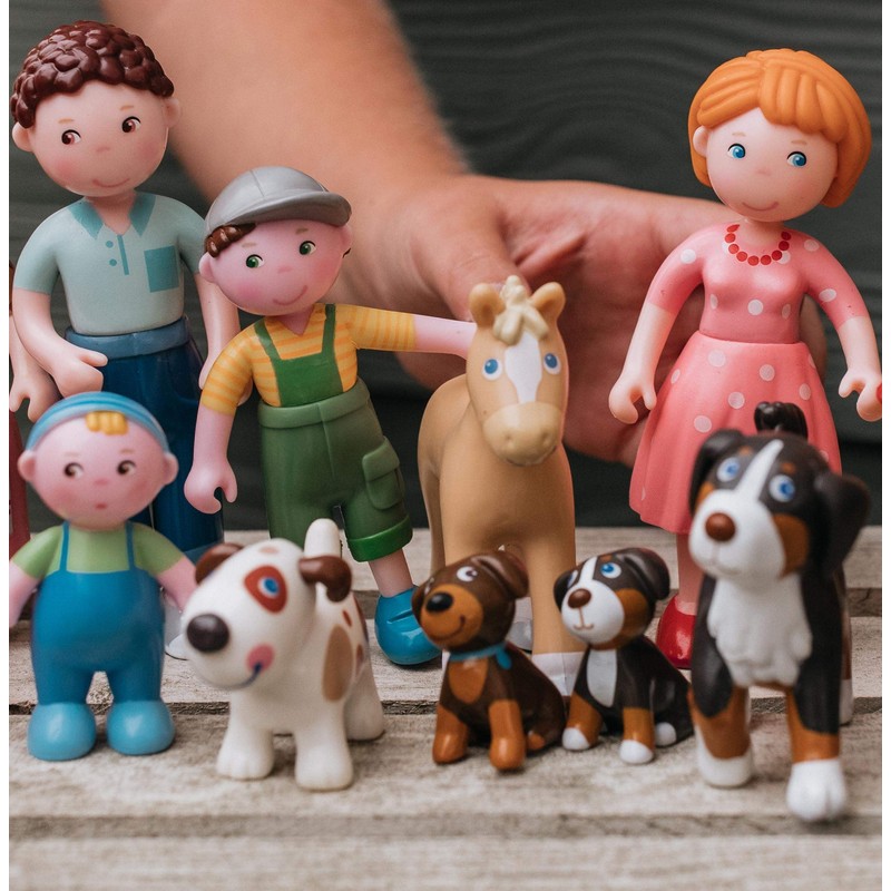 HABA Little Friends Dad Michael - 4.5" Bendy Doll Figure