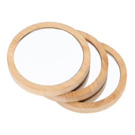 NOLITOY 3Pcs Portable Makeup Mirrors Compact Round Travel Mirrors for Easy Carrying for Outdoor Activities and Business Trips