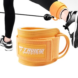 TAVIEW Ankle Straps Cable Machine Attachment for Gym - Cable Kickback Ankle Straps - Padded Ankle Cuffs for Glute Kickbacks and Leg Workouts (Purple)