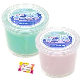 Nendoro Slime Aurora Glitter Material, Freely Depending on Your Ideas, Educational Play, Great as a Present, 5 Color Assortment, Approx. 2.8 oz (80 g), Set of 2