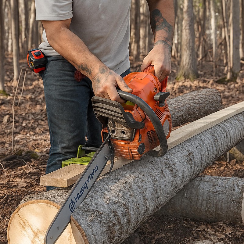 Timber Tuff TMW-56 Steel Lumber Cutting Guide Portable Sawmill Tool