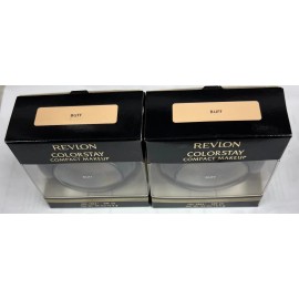 Revlon 2 Revlon Colorstay Oil Free Compact Makeup BUFF  0.55 oz / 15.5 g Sealed