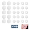 BIVOFU Pack of 30 Mixed Size Anti Game Piercing Disc,
