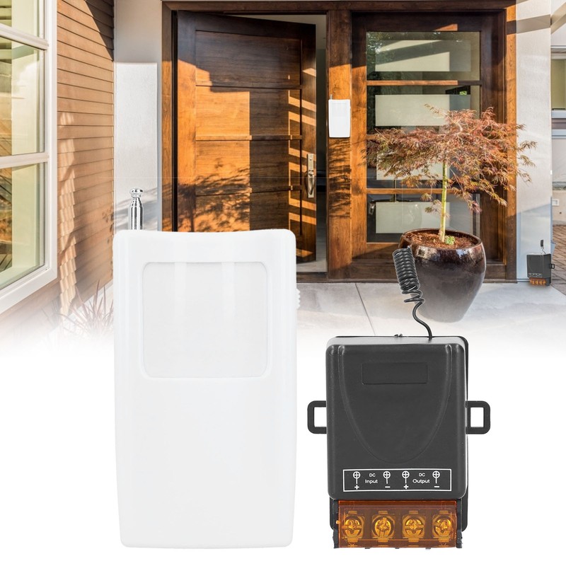 Wireless Sensing Switch Infrared Body Motion Sensor Detector with Delay