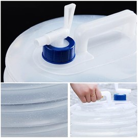 Portable & Folding Water Bucket Collapsible Water Container with Tap Camping Water Containers Water Carrier Camping Accessories Free Perfect for Caravans Camping Hiking Travel BBQ Travel Outdoor（15L）