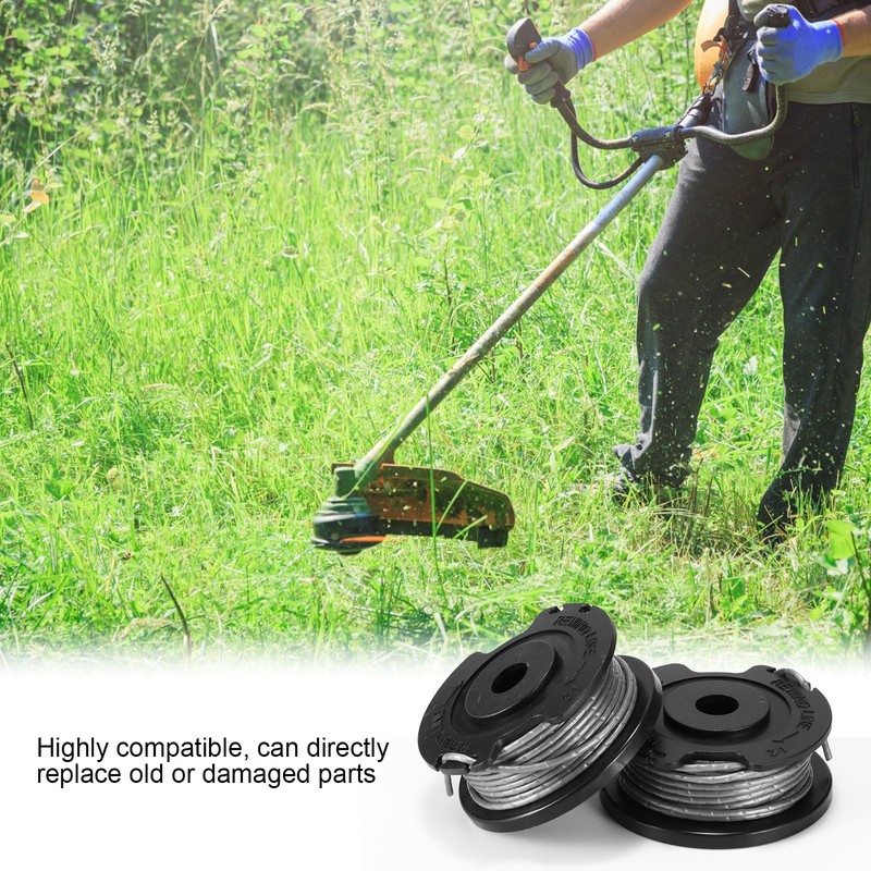 Konesky Pack of 4 grass trimmer spools, diameter 1.65 mm,