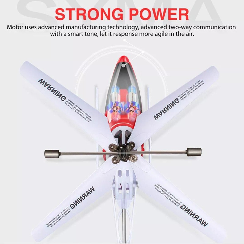 Syma Raptor Alloy Medium RC Helicopter Dual Speed 2.4G Gyro