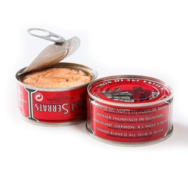 Serrats White Tuna Lions (Bonito) in Olive Oil From Spain (2 Pack - 4oz/115g Each)