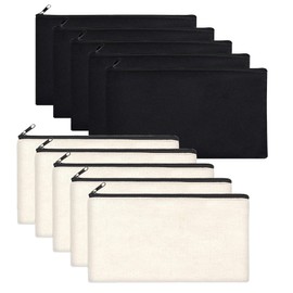 Fabric bag for painting, travel toiletry bag, cosmetic bags with zip, bridesmaids gift cosmetic bag, fabric pencil case, canvas cosmetic bag, small cosmetic bag (pencil case, portable pencil case, pencil case, carry pencil case, pencil bag. Large capacit