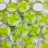 SIZIKJXGHWYI 6Pcs Circular Bubble Spirit Levels 32x7mm Degree Mark Round
