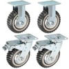 tonchean 6 Inch Heavy Duty Caster Wheels Set of 4
