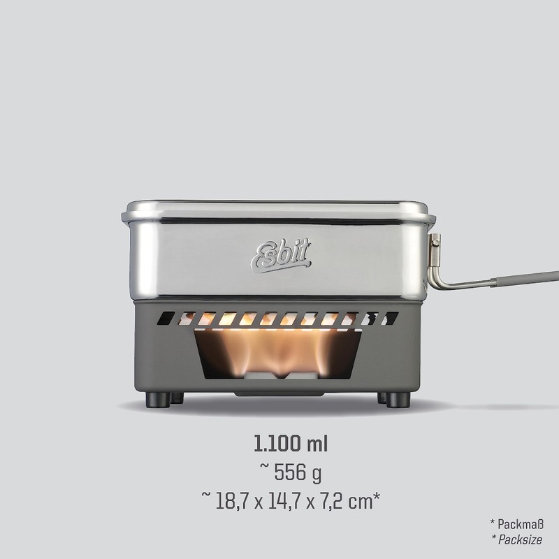 Esbit Dry Fuel Cooking Set - Outdoor Camping Stove 585