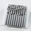 KLOT 10 brocas de carburo sólido de 4 mm, vástago