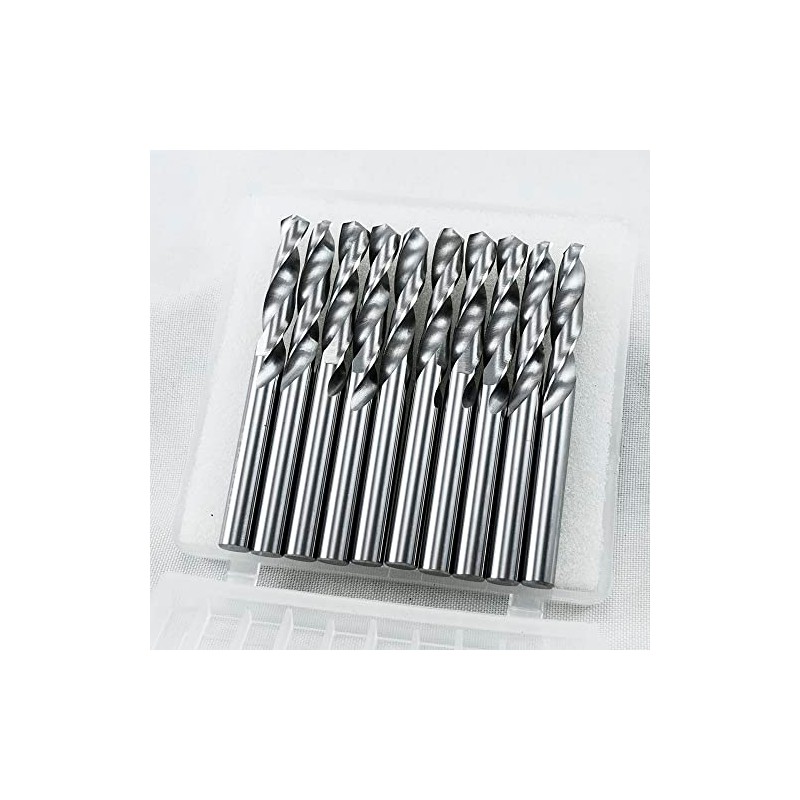 KLOT 10 brocas de carburo sólido de 4 mm, vástago