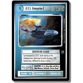 Decipher Star Trek CCG 1E FC First Contact USS Enterprise -E 127R