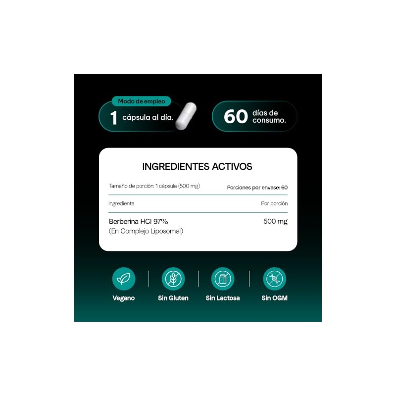 Vitanna Berberina Liposomal 500 mg (Berberis aristata)