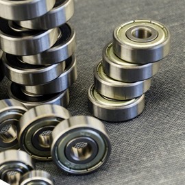 sourcing map Pack of 20 Deep Groove Ball Bearings 694Z Double Shield 4 mm x 11 mm x 4 mm Carbon Steel DE de