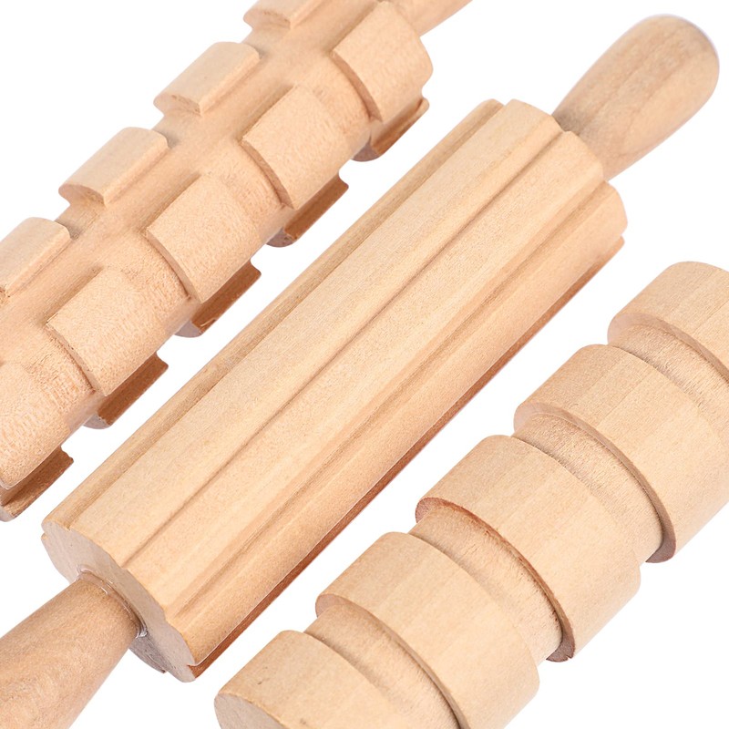 1 Set Wooden Tools Toy for Kids Clay Shaping Tools