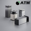 ATM® Adjustable Furniture Feet Set of 4 Height Adjustable Aluminium