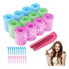 Set De Tubos Abrazadera Plstica Para Hacer Rizos 55pcs