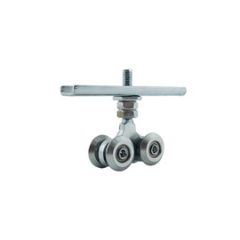 SCHARTEC Sliding Gate Rollers Sliding Door Drive M8 and M10 Roller Device for Profile Gate Rail Fitting Castors (M8)
