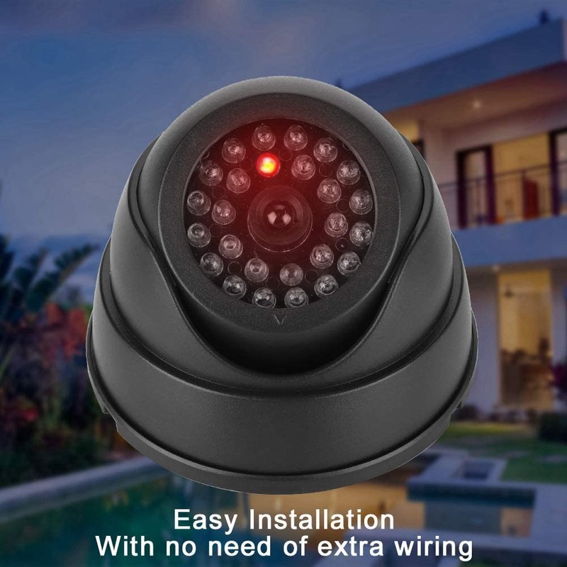 JUSTOP 2x Dome Dummy CCTV Camera Outdoor/Indoor Waterproof With Reality