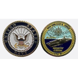 USS Gearld Ford CVN 78 Enlisted Challenge Coin