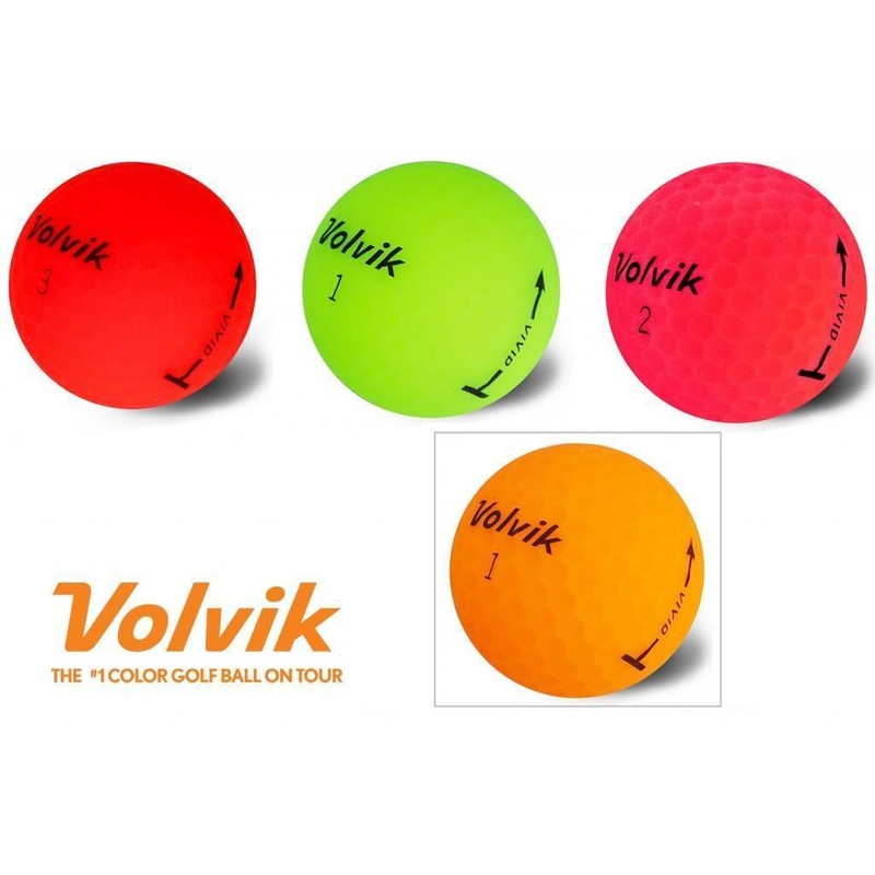 Volvik Germany Pack Matte Golf Balls Vivid 3-Piece Ball